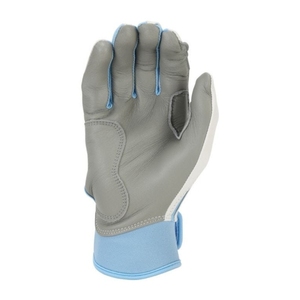 Gants de frappe de baseball bleu ciel, blancs et gris, légers, performants, avec paume antidérapante durable pour l'entraînement, fourniture OEM - Product Image 3