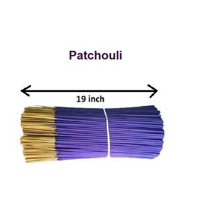 Bâtons d'encens naturels en bois de patchouli écologique de 19 pouces (violet) - Product Image 1