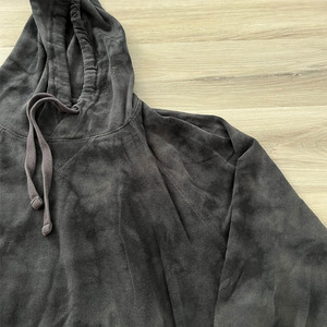 เสื้อมีฮู้ดและเสื้อกันหนาวแขนยาวแบบสวมหัวเสื้อมีฮู้ดสีทึบสำหรับผู้ชาย OEM - Product Image 3