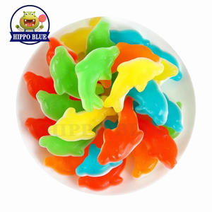 Yüksek kaliteli renkli meyve lezzet balık şekli yumuşak sakızlı şeker toptancı toptan için toplu olarak lezzetli aperatif - Product Image 2