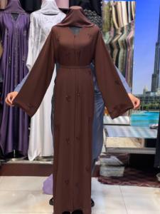 Nouvelle Abaya Noire Traditionnelle Islamique de Dubaï pour Femmes 2025 – Vêtement Musulman Respirant du Golfe, Origine Arabie Saoudite - Product Image 2