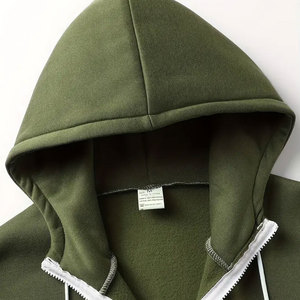 Alta calidad Plain Custom Sport Wear Pullover Hoodies para hombres Sudadera con capucha en blanco - Product Image 3