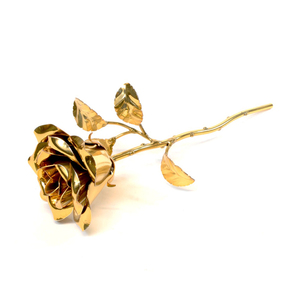 Vintage Antique <b>Iron</b> Flower with 2 Leaves - Product Image 6