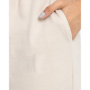 Pantalones deportivos informales y con cordón de cintura alta sueltos de colores sólidos, pantalones de chándal personalizados de talla grande para mujer - Product Image 5