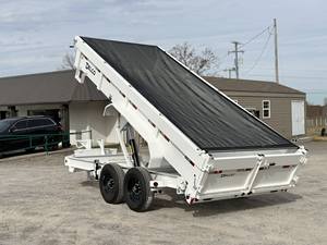 Remolque volquete blanco 7x16 barato a la venta - Product Image 2