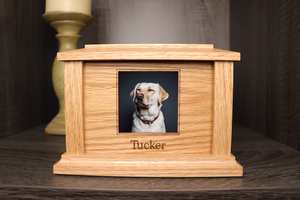 Pet Urns for Cats for <b>Dog</b> Custom Wood Urn picture frame handmade cremation urn <b>dog</b> for <b>ashes</b> - Product Image 5