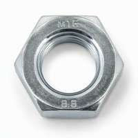 Écrou hexagonal lourd DIN 6915 en acier au carbone de grade 8.8 10.9, zingué, galvanisé à chaud, M10-M48 pour structure en acier