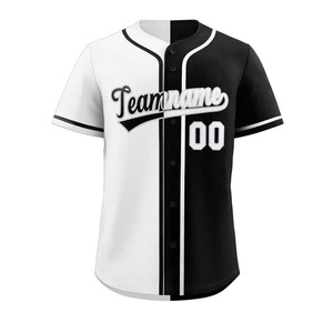 Camisetas de béisbol personalizadas, camiseta de béisbol dividida, camiseta con botones, logotipo de número de nombre impreso personalizado deportivo para hombres/mujeres/niños - Product Image 5