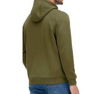 Sweat-shirt léger 380 Gsm à manches longues, couleur personnalisée, vêtements d'extérieur, design OEM, basiques, coton mélangé, sweat-shirt à capuche pour hommes - Product Image 2