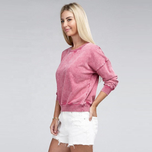 Novedad 2025: Camiseta de Verano de Manga Corta, Cuello Redondo, Ajuste Delgado, Tejido Pesado de Poliéster/Algodón 380 GSM, Lavado Ácido, Ecológica, Estilo Vintage - Product Image 4