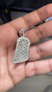 Pendentif visage de Jésus avec micro pavé de diamants en moissanite serti dans de l'argent sterling 925, style hip hop, bijoux - Product Image 4