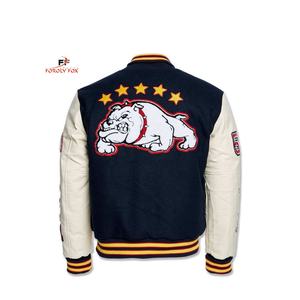 Veste unisexe Varsity Baseball-Adoptez le style classique avec une veste de baseball Varsity-Qualité supérieure avec coutures fines - Product Image 2