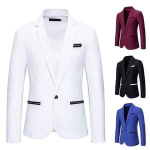 Blazer Personalizado para Hombre, Precio al por Mayor, Todos los Colores Disponibles, Antiarrugas, Estilo Único, Alta Calidad, Transpirable, Cierre de un Botón - Product Image 1
