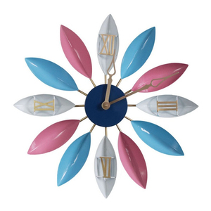 Minimalistic Luxury <b>Decor</b> Flower Creative Leaf Design Decorative <b>Wall</b> <b>Clock</b> Roman Numerical Still Life <b>Wall</b> Art <b>Wall</b> <b>Clock</b> - Product Image 2