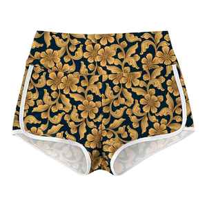 กางเกงปั่นจักรยานเอวสูงแห้งเร็วผ้าสแปนเด็กซ์สำหรับผู้หญิงกางเกงฟิตเนสยิมยกก้นกางเกงสำหรับเล่นโยคะ - Product Image 6