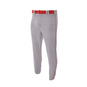 Pantalons de baseball pour hommes personnalisés vêtements de sport respirants avec ajustement personnalisé et techniques imprimées de style - Product Image 1
