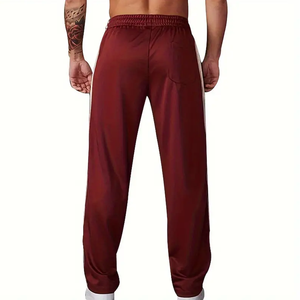 Pantalons et pantalons amples pour hommes personnalisés OEM et ODM tricots pour hommes pull en tricot à fourrure d'hiver pantalon chaud et respirant tricoté à cordon de serrage - Product Image 4