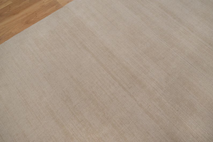 Tapis en laine beige Gabbeh noué à la main, tapis minimaliste pour salon, chambre à coucher, décoration moderne de la maison - Product Image 3