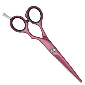 Ciseaux à cheveux 5.5 pouces Ciseaux de coiffeur en acier inoxydable Couleur marron Lames extra tranchantes Ciseaux de coupe de cheveux - Product Image 3