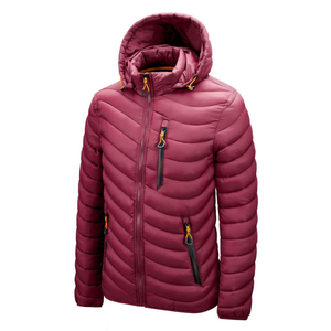 เสื้อแจ็คเก็ตบับเบิ้ลอุ่นๆ สำหรับฤดูหนาว ขายส่ง เสื้อแจ็คเก็ตแบบมีซิปสำหรับกิจกรรมกลางแจ้ง เสื้อแจ็คเก็ตบุใยสังเคราะห์สำหรับผู้ชาย เสื้อโค้ทพัฟเฟอร์บุใยสังเคราะห์สำหรับผู้ชาย เสื้อแจ็คเก็ตสำหรับใส่ภายนอก - Product Image 3