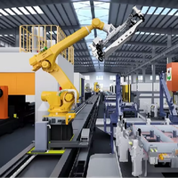Bras Robot 6 Axes KUKA KR 70 R2100 PA Robot Industriel Avec Unité De Rail Linéaire pour CNC Laser Découpe Palettisation Manutention Soudage