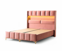 Matelas Orthopédique Hybride Euro Top avec Surmatelas, Fermeté Douce, Durable, Confortable, Moderne, Écologique, à Ressorts Ensachés pour Chambre à Coucher