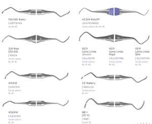 Instruments de chirurgie dentaire Gracey Curettes et détartreurs manuels à vendre - Product Image 2