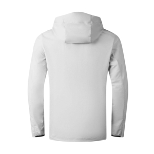Chaqueta universitaria Softshell con logotipo personalizado para hombre otoño 2025 a prueba de viento impermeable con cierre de cremallera cortavientos estampado para exteriores - Product Image 2
