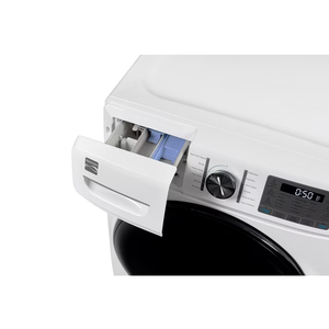 Adjustable Spacious Laundry Machine 4.5 cu. ft. Front-Load <b>Washer</b> w/Steam- White - Product Image 5