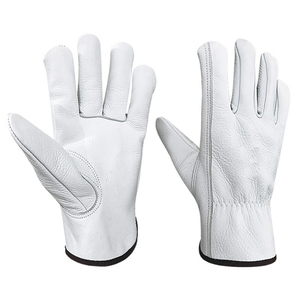 Worthbuy — gants de sécurité en cuir de chèvre pour hommes et femmes, clés en pierre, gants de travail, Design, pour la conduite, jardinage, - Product Image 1