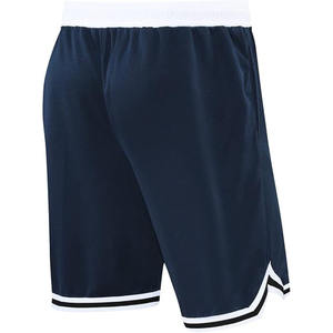 Logo personnalisé Short de sport d'été pour hommes Taille élastique Taille moyenne Fitness Basketball Gym Mesh Shorts avec poche avant 100% coton - Product Image 2