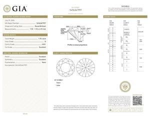 VVS1เจียระไนแบบธรรมชาติที่ได้รับการรับรองจาก Gia ทรงกลมเพชรหลวม1.92กะรัต D สี100% เครื่องประดับธรรมชาติทำเพชรราคาถูก - Product Image 5