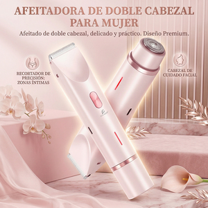 Rasoio Elettrico 2-in-1 per Viso e Corpo, Impermeabile IPX7, Ricarica USB Type-C, Trimmer per Zona Bikini, Rasoio per la Cura del Corpo - Product Image 2