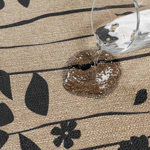 Tapis de sol moderne en lin FLOWER, antidérapant, lavable, 45x75 cm - Product Image 3