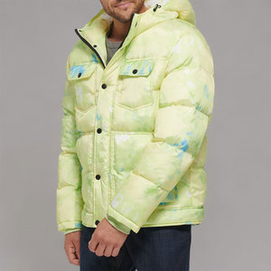 Hooded Heavy Designer Puff <b>Padded</b> <b>Coat</b> Oversize Men's Down Bubble Men Shiny Puffer Men Jackets - Product Image 6