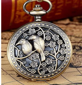 Antique Style Brass Pendant <b>Watch</b> with Roman Numeral, "Victoria London 1875" Dial on Chain For <b>Men</b> available At Wholesale prices - Product Image 4