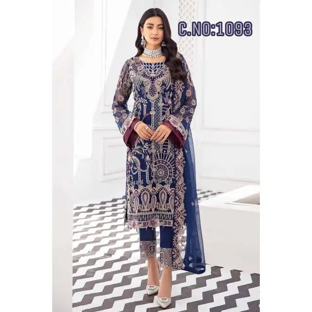 Exclusive Best Quality Indian Pakistan Faux Georgette Salwar Suits For Women Manufacturer and Wholesale Exporter From India