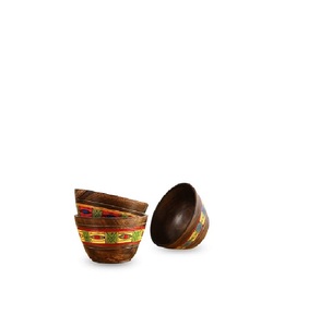 Cuenco de madera de diseño moderno para servir frutas y sopas Vajilla de alta demanda al mejor precio - Product Image 1