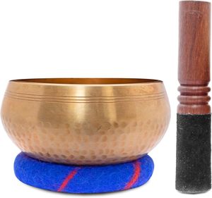 Ensemble de bols chantants en laiton personnalisés faits à la main pour la guérison du son et des chakras artisanat en métal poli pour la méditation et la pratique du yoga - Product Image 4