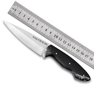 High Quality Customized D2 Steel Hunting <b>Knives</b> Handmade EDC with Natural Camel <b>Bone</b> <b>Handle</b> & Embossed Leather Model-DD-D2-2572 - Product Image 6