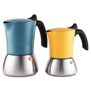 หม้อโมก้าพอทสแตนเลส 304 คุณภาพสูง 4 ถ้วย ใช้กับเตาแม่เหล็กไฟฟ้าได้ เครื่องชงกาแฟเอสเพรสโซแบบอิตาเลียน รับทำโลโก้เป็นของขวัญ - Product Image 3