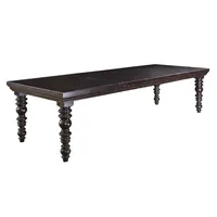 Table à manger en bois de style farmhouse, grande capacité, idéale pour les réunions de famille et l'usage quotidien