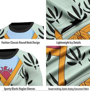 เสื้อโต้คลื่น2025ป้องกันแสงแดด UPF 50สำหรับทุกเพศเสื้อป้องกันผดผื่นแขนยาวแบบมาตรฐานสำหรับทุกเพศ - Product Image 5