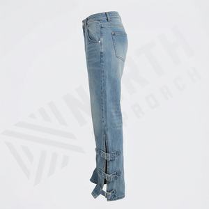 <b>Women's</b> <b>Jeans</b> Casual <b>Women</b> Workout Denim Pants New Trendy Pocket Wash Stretch Denim Cargo Latest <b>Jeans</b> Pants for <b>Women</b> Style - Product Image 3