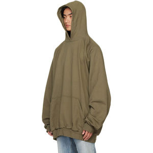 Sweat-shirts oversize unis en gros, sweat-shirts amples en coton, sweat-shirts à capuche tendance pour hommes, sweat-shirts oversize à vendre - Product Image 5