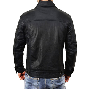 Veste en cuir stylée pour hommes la plus vendue dans les meilleures couleurs disponibles dans les meilleurs prix de vente veste en cuir pour hommes - Product Image 6