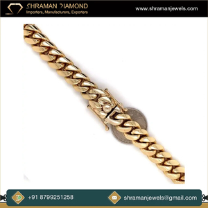 Chaîne cubaine Miami Franco en or jaune 10 carats massif pour mariages, fêtes, style hip-hop authentique, certificat chrétien inclus - Product Image 5