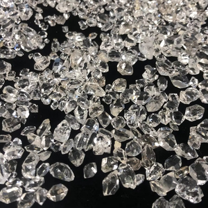 คริสตัลเพชรเฮอร์คิเมอร์ธรรมชาติหินควอตซ์แบบสองชั้นสำหรับทำเครื่องประดับคริสตัลบำบัดจากอินเดีย - Product Image 1