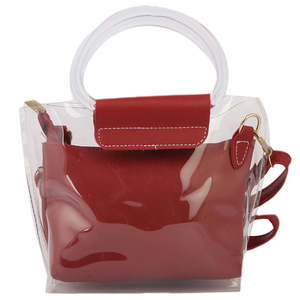 กระเป๋าสะพายไหล่เด็กผู้หญิง 001 - สีน้ำตาลแดง - Product Image 3