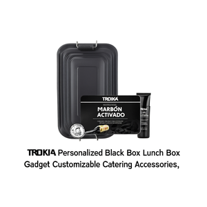 TROIKA Scatola Porta Pranzo Personalizzabile Nera, Accessori per Catering Personalizzabili - Product Image 2